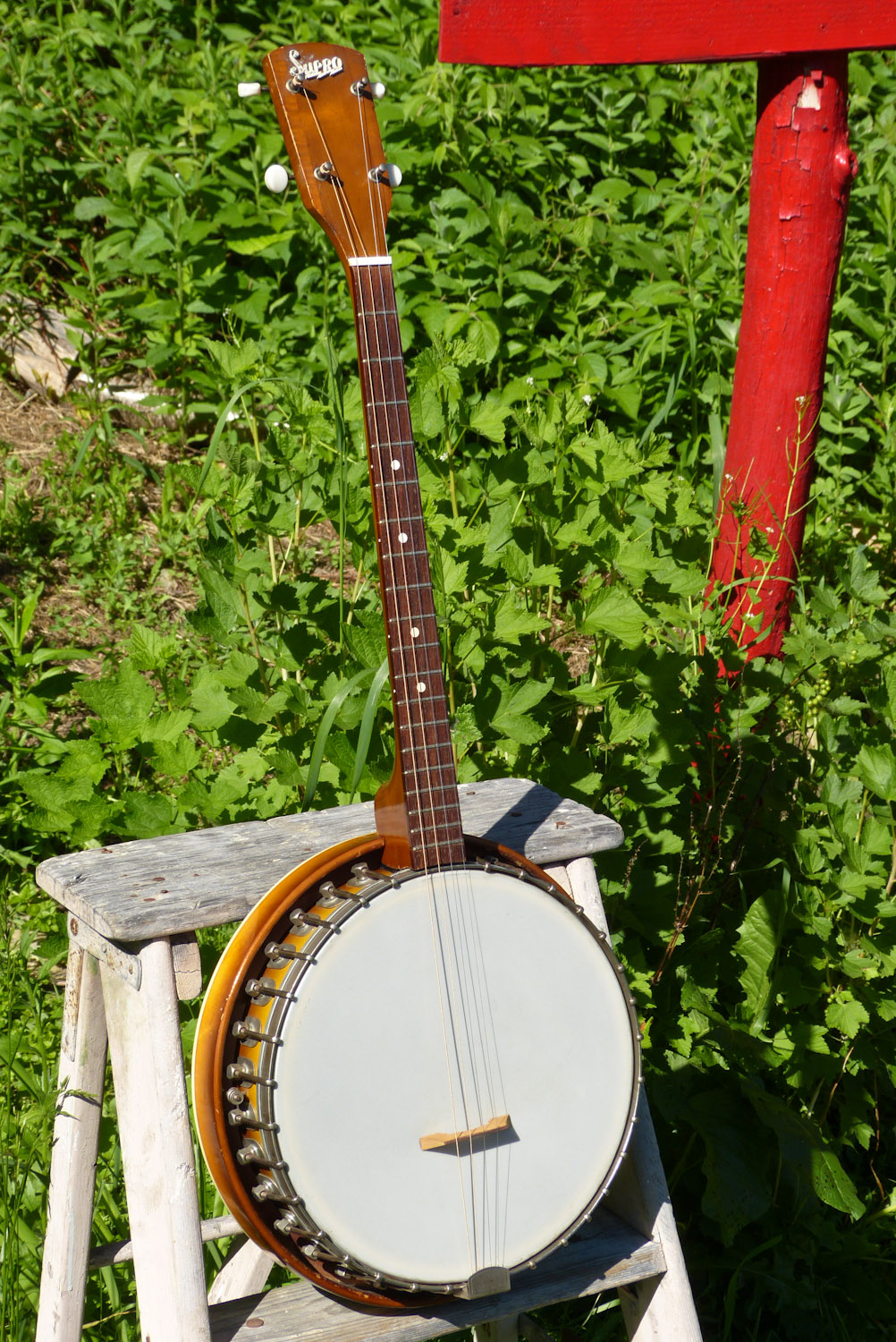 1960s Kaymade Supro Resonator Tenor Banjo