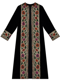 Black Silk Velvet Paithani Jacket Black Silk Velvet Paithani Jacket