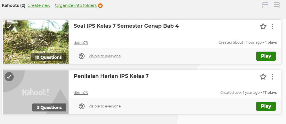 Cara Membuat Soal Online Atau Kuis Menggunakan Kahoot Didno76 Com