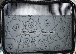 Thirty One Cosmetics poppy quilted bag review 