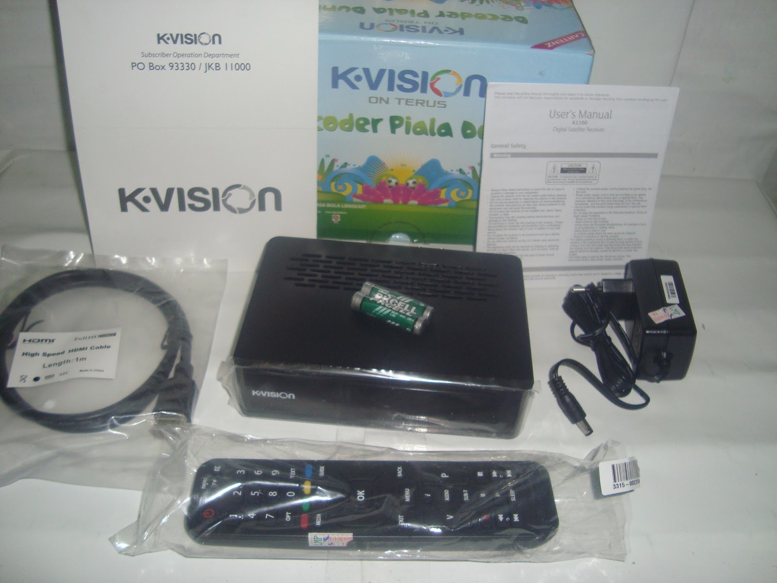 RECEIVER KVISION KU BAND CARTENZ 08983618828 kvision jogja