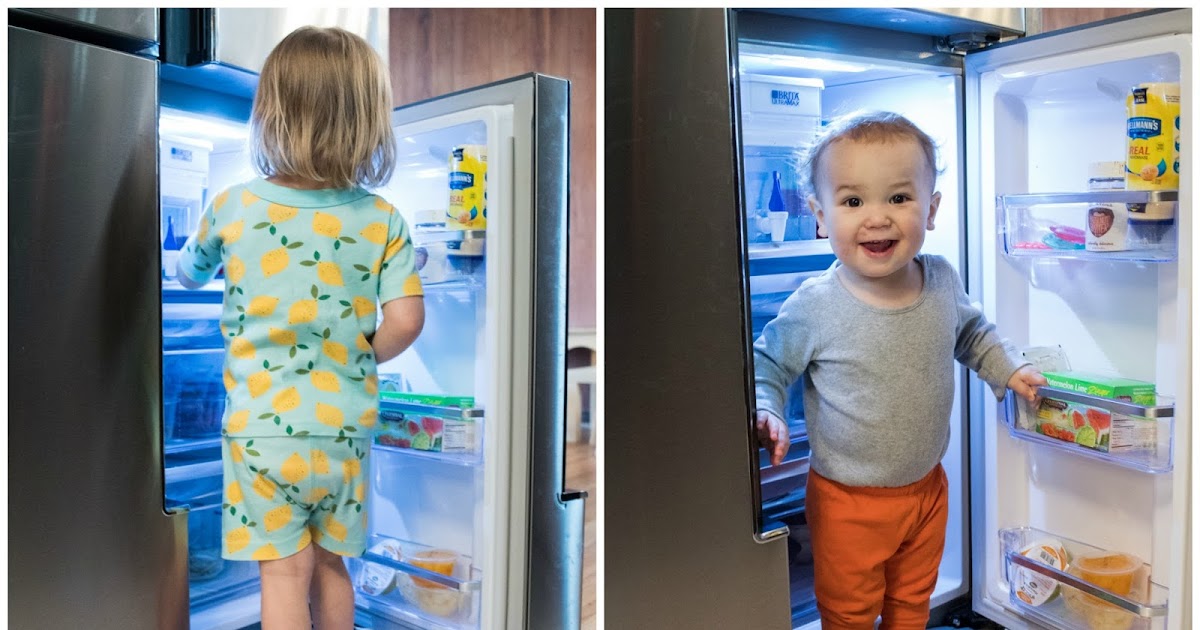 A Children's Fridge + a Few Snack Ideas