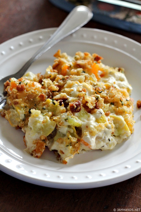 Cheesy Squash Casserole