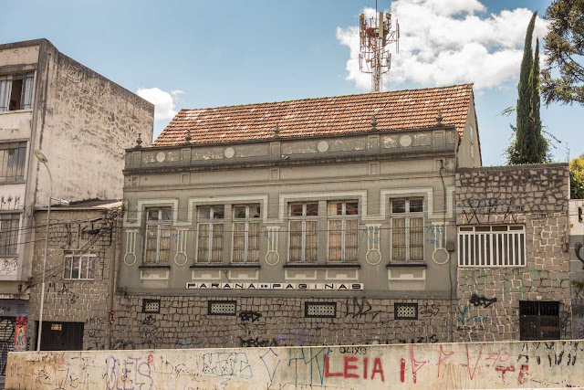 A antiga sede da revista “Paraná em Páginas”