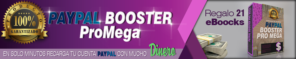 PAYPAL BOOSTER PROMEGA 2017
