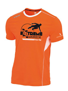t-shirt corsa, garget - extreme warrior run