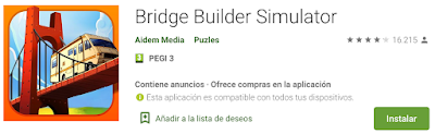 https://play.google.com/store/apps/details?id=pl.aidemmedia.BridgeBuilder&hl=es