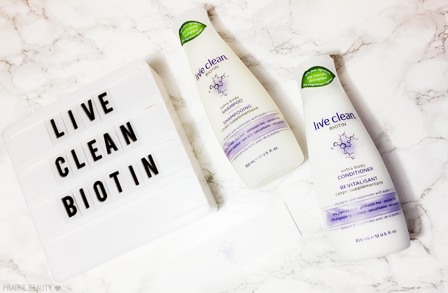live clean biotin extra body conditioner