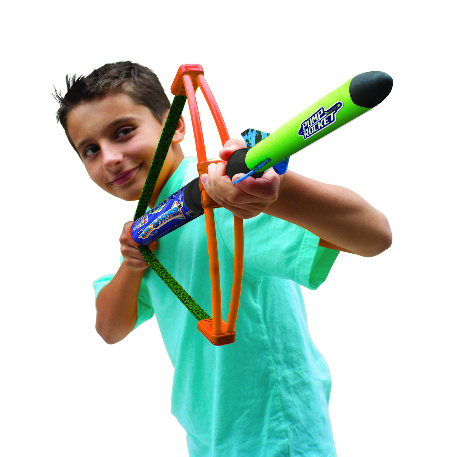 New Age Mama Pump Rocket Air Archer AirPowered Bow & Rocket Set with