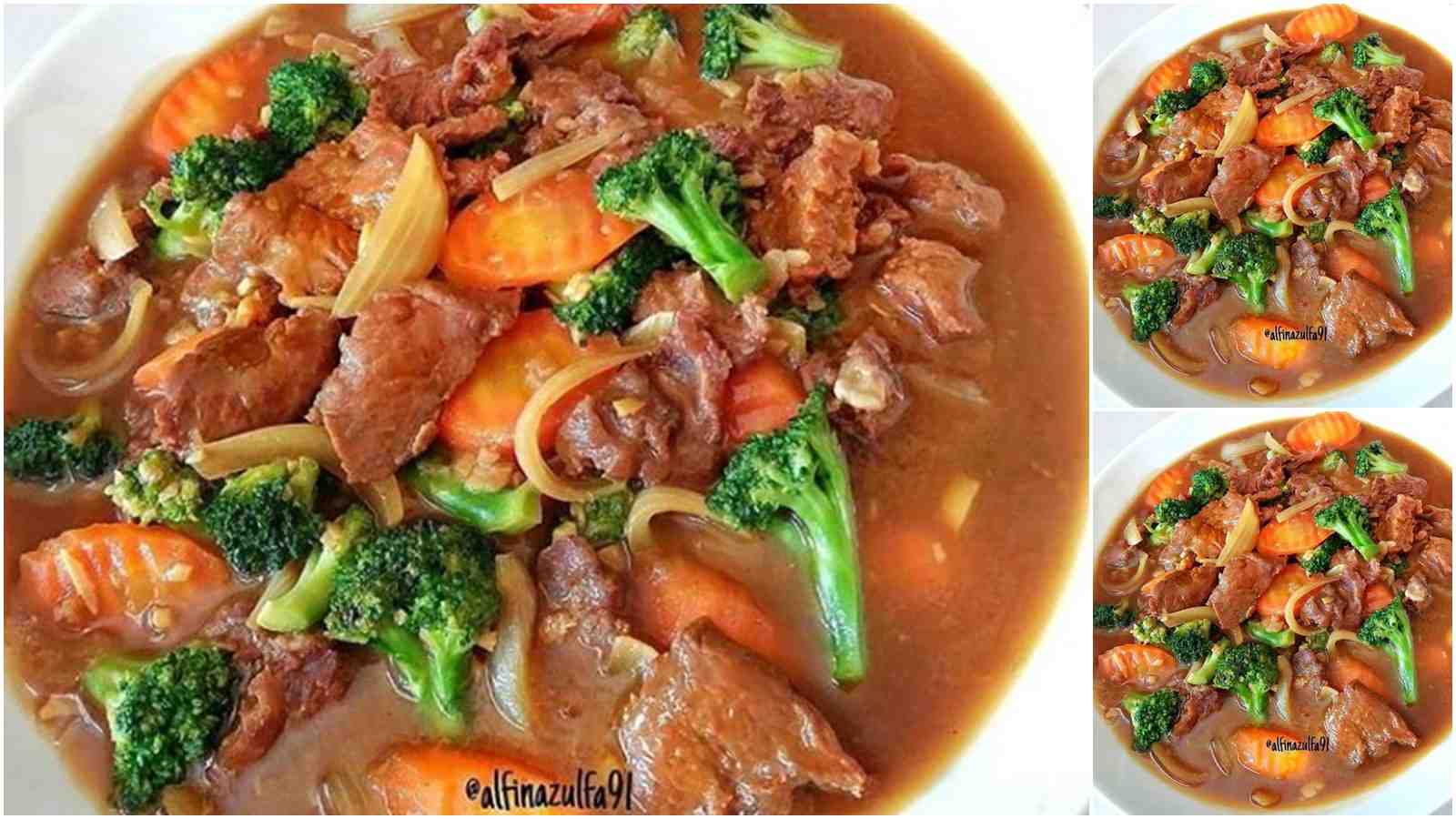 Resep Cah Brokoli Daging Sapi Super Nikmat