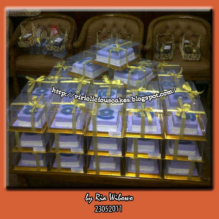 VIRIOLICIOUS CAKES THE 3RD ORDER FROM PKK CENTRAL OF JAKARTA