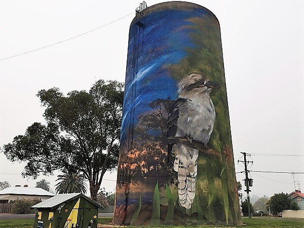 Deniliquin Painted Water Tower by CamScale
