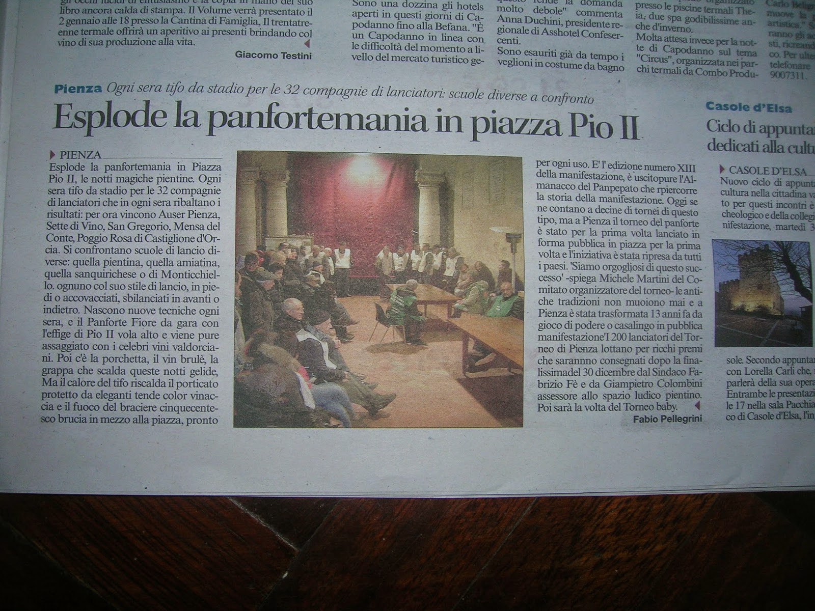 Fabio Pellegrini Notizie dalla Val d'Orcia