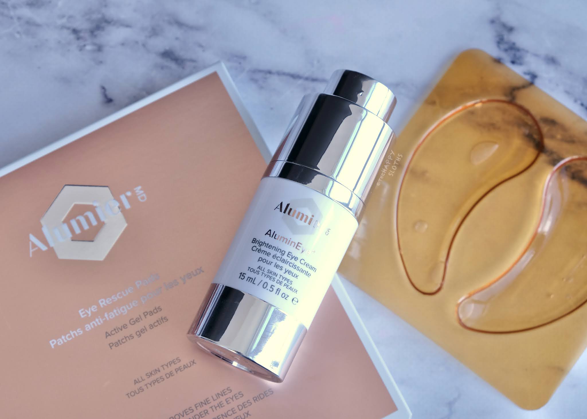 Alumier MD Eye Rescue Pads & AluminEye Brightening Eye Cream Review