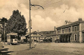 Le puy en velay, la gare.