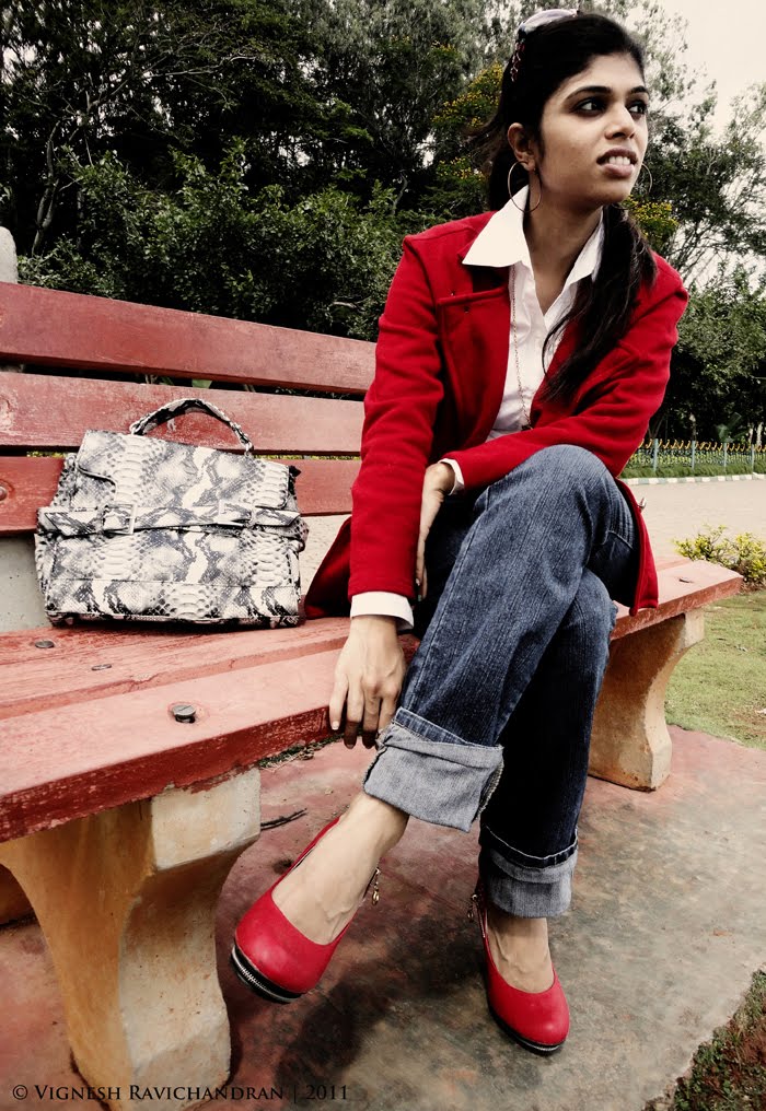 The girl in the Red Coat