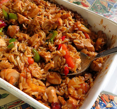 Teriyaki Chicken & Rice Casserole