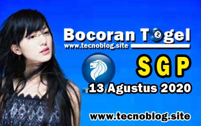 Bocoran Togel SGP 13 Agustus 2020