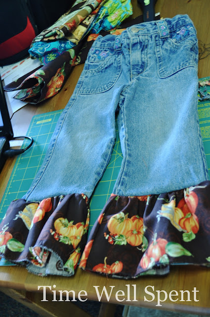 how to make ruffle jeans how to make ruffle jeans