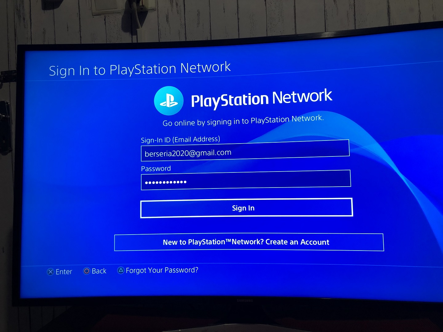 Playstation network регистрация не работает