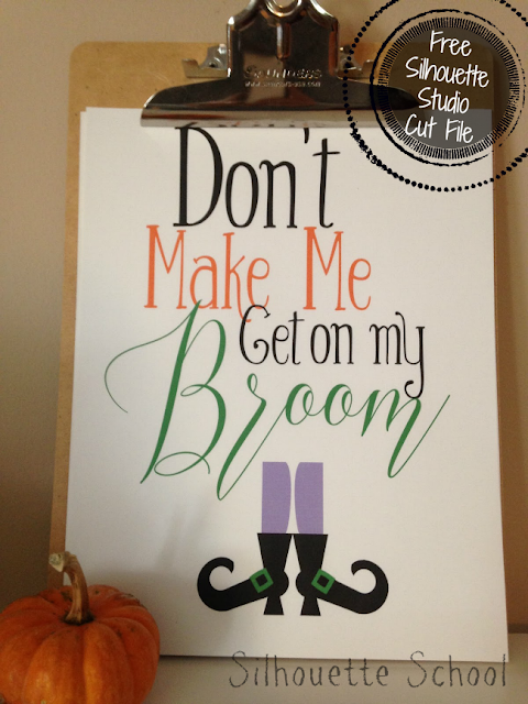 Download 'Don't Make Me Get On My Broom' Witch Design: Free ...