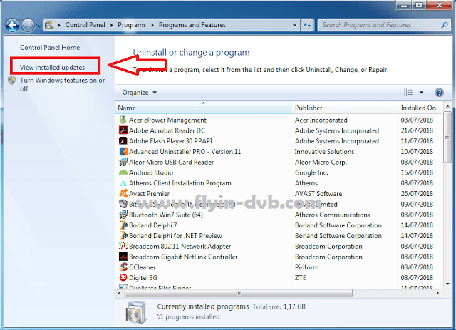 Cara menghapus update windows internet explorer langkah 2 Cara menghapus update windows internet explorer langkah 2