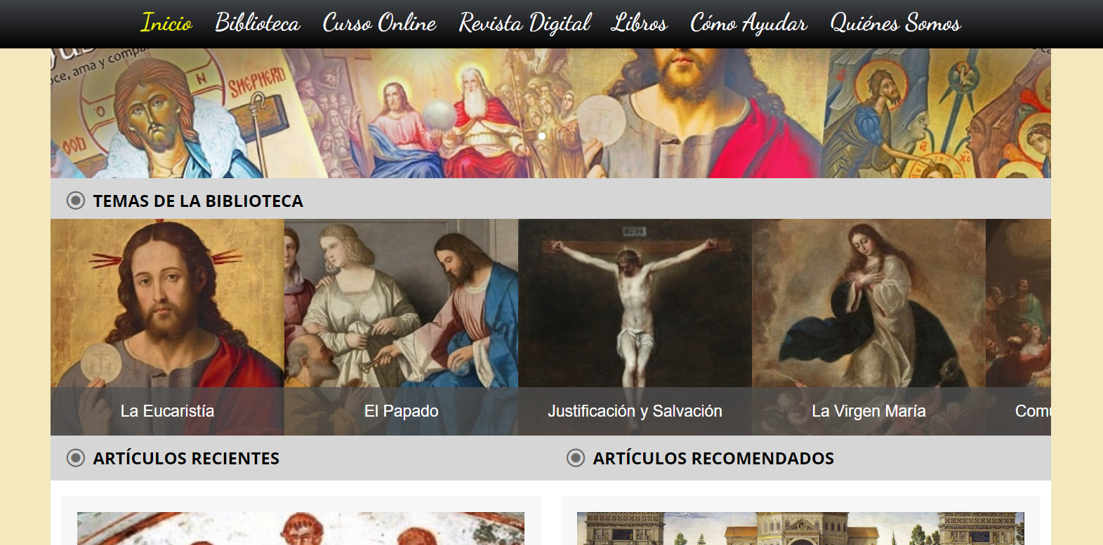 Carrusel rotativo de ApologeticaCatolica.org Carrusel rotativo de ApologeticaCatolica.org