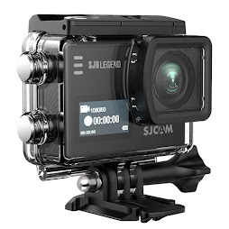 SJCAM Legend SJ6 Sports Gyro Action Camera with 2" Dual LCD Touch Screen, 1080p Resolution, Black