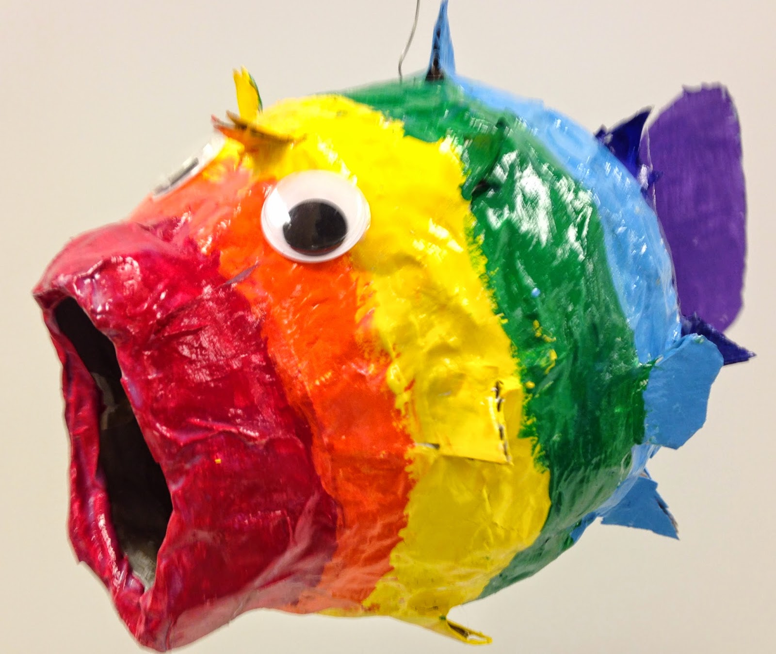 Art Room Blog Advanced Art Club Paper Mache Fish...