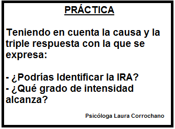 Práctica: Identifica la ira Fuente: Laura Corrochano
