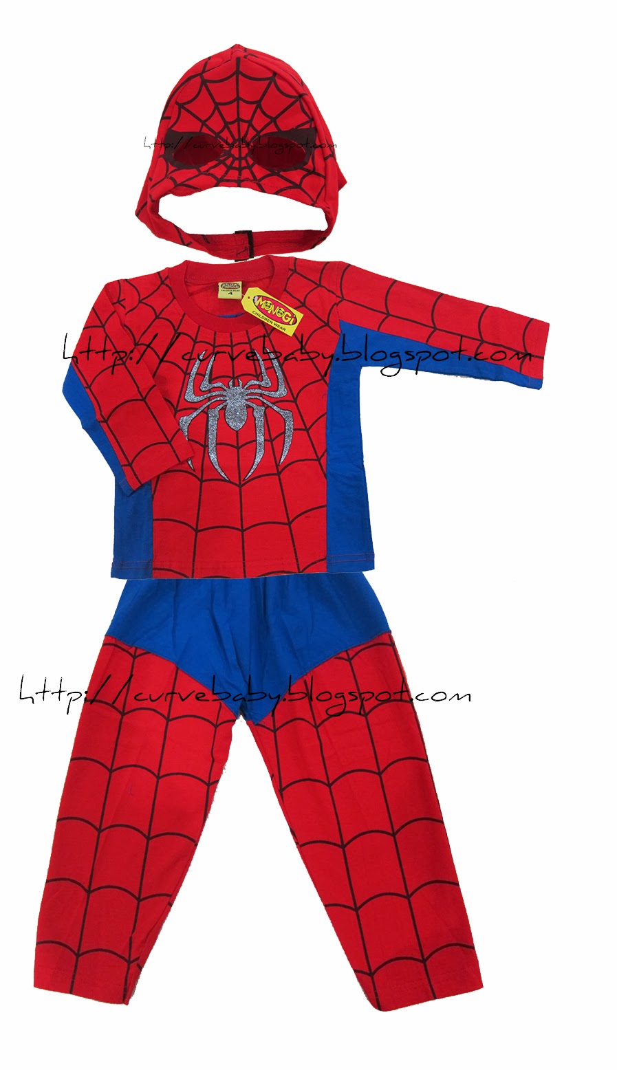 CurVe Baby: Superheroes Costume Series (Ironman, Batman, Spiderman)