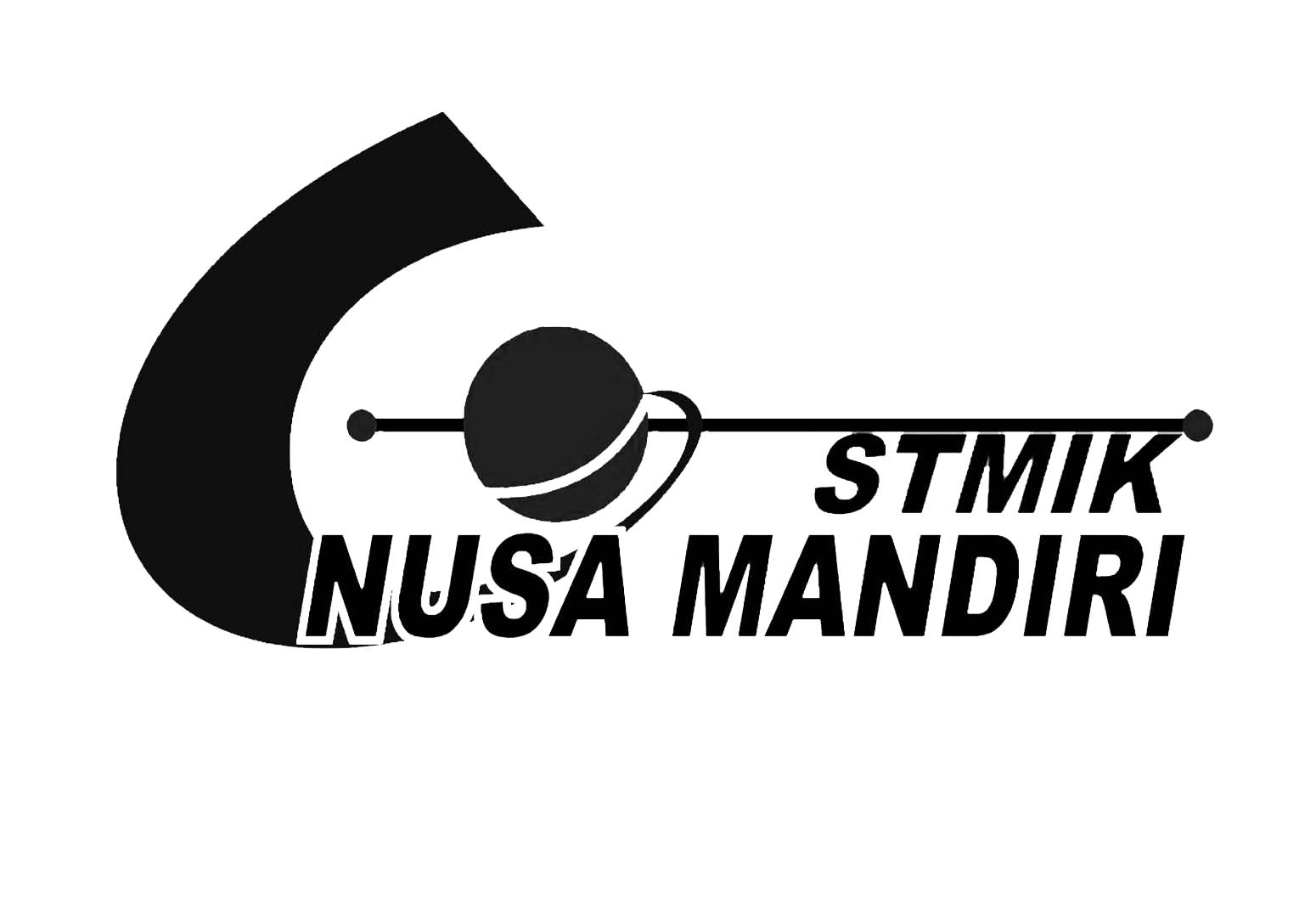 Logo Unindra Hitam Putih