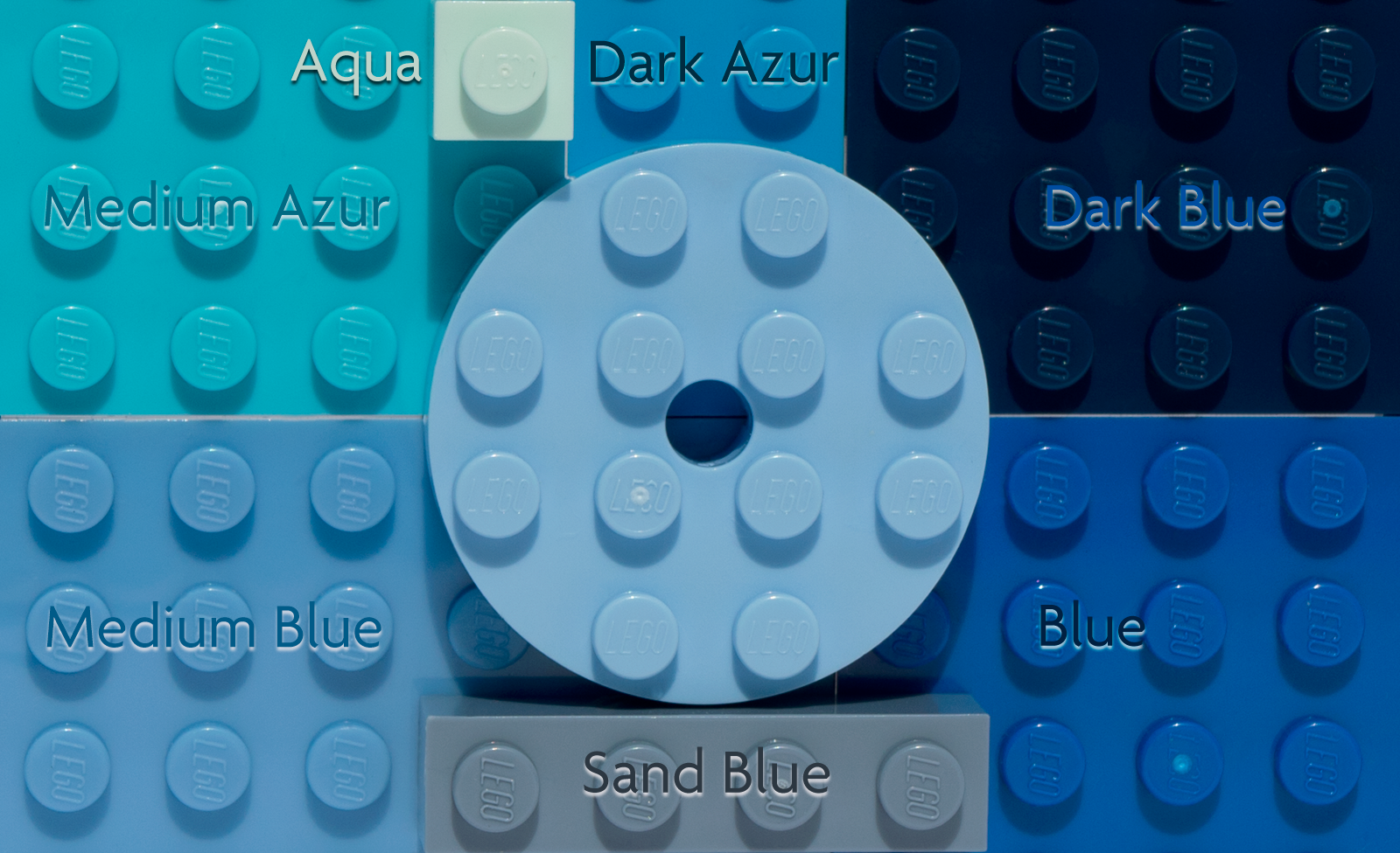 How does the Dark Azure look compared to Medium - General LEGO Discussion Eurobricks Forums