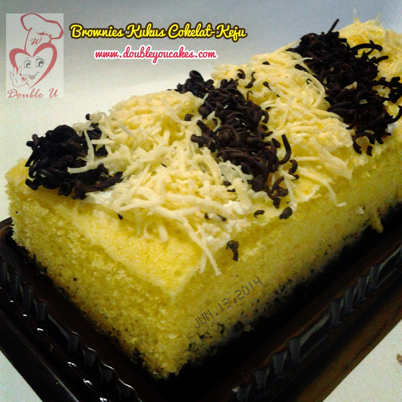 Brownies Kukus Cokelat Keju
