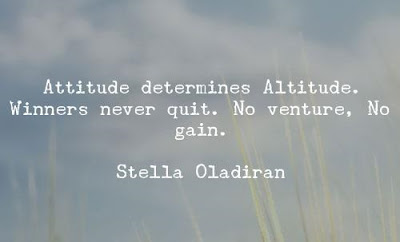 Attitude determines Altitude