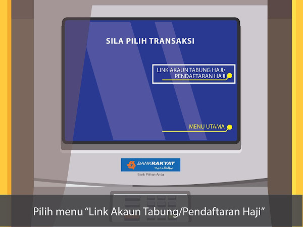 link Bank Rakyat ke akaun tabung haji