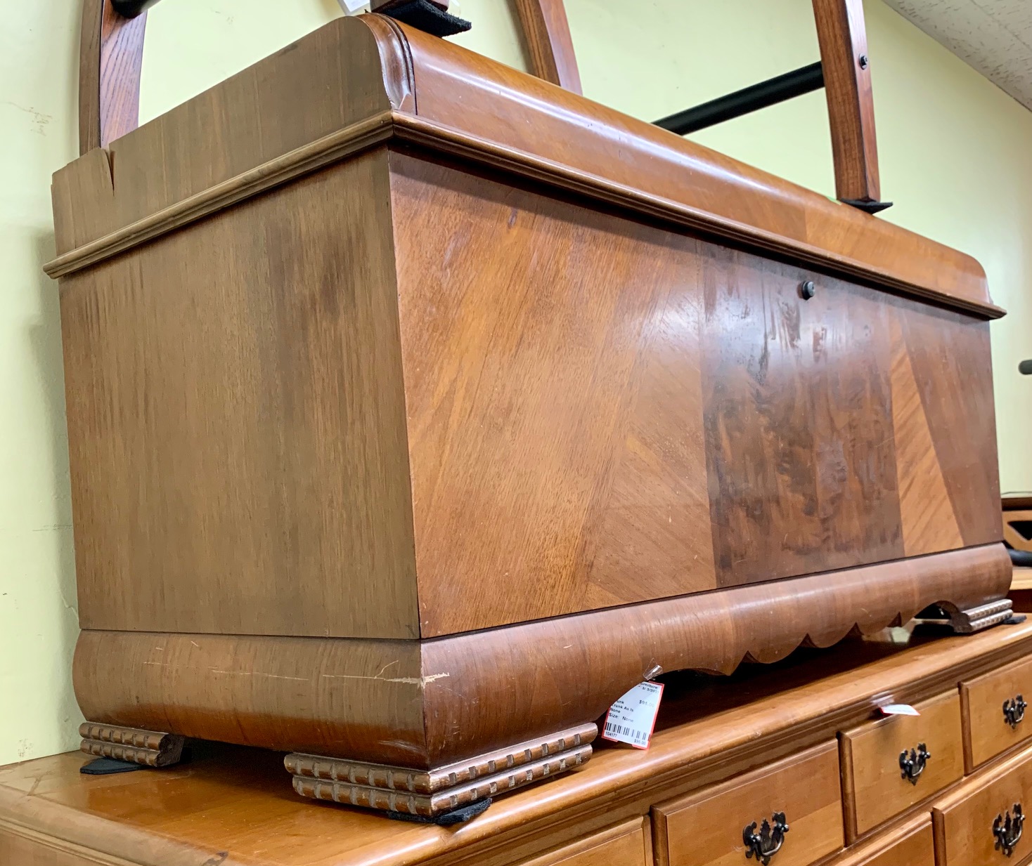 UHURU FURNITURE & COLLECTIBLES SOLD 104177 Art Deco Locking Cedar