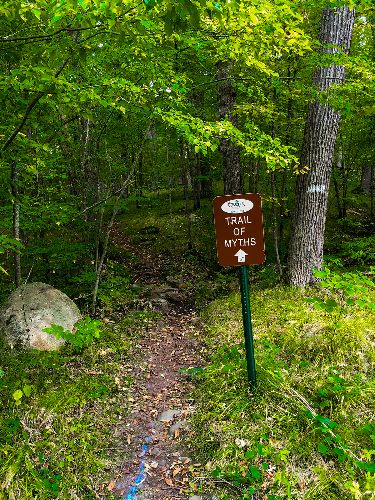 Trail of Myths Loop on the St Croix Falls Segment of the Ice Age Trail