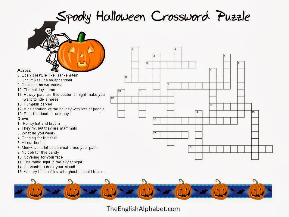 7-halloween-crossword-printable-medium-level