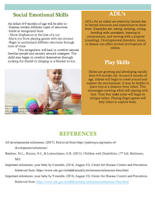 Pediatric Occupational Therapy Tips: Developmental Milestone Chart: 6 ...