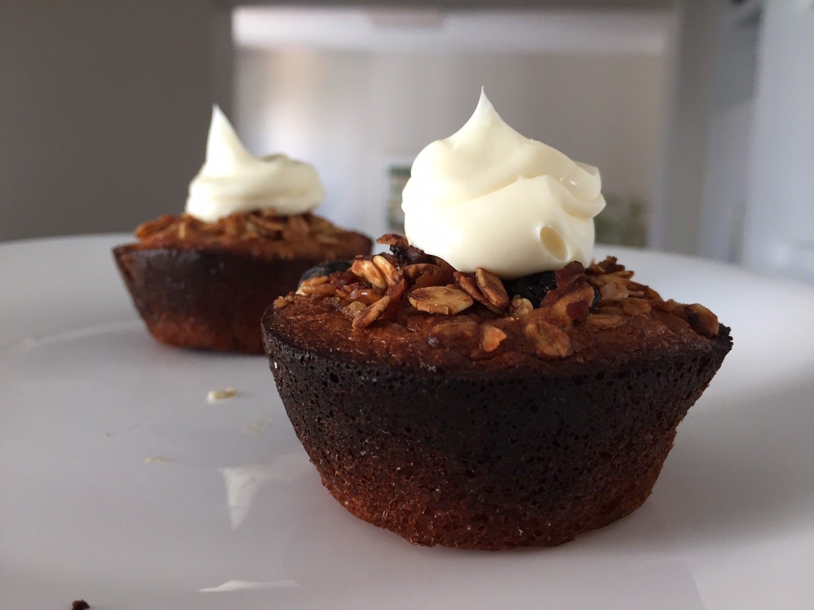 Muffin Integral de Banana, Aveia e Canela