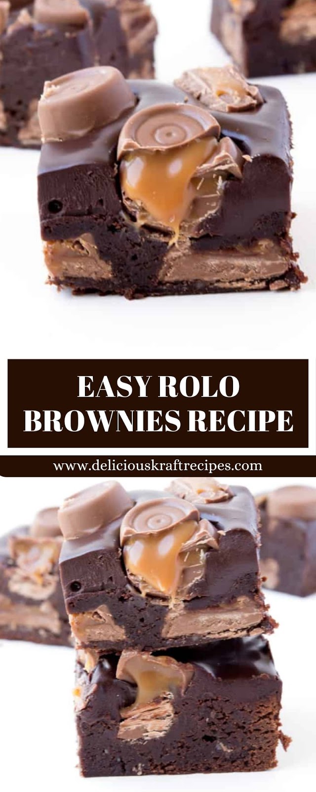 EASY ROLO BROWNIES RECIPE