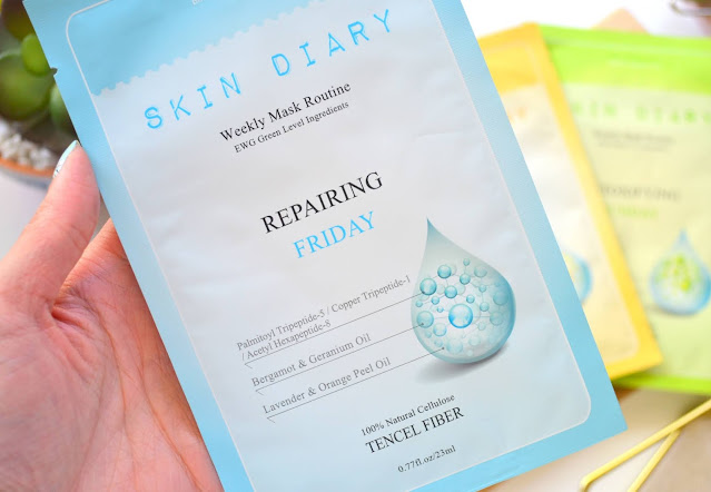 Bix Beauty Skin Diary Weekly Mask Routine