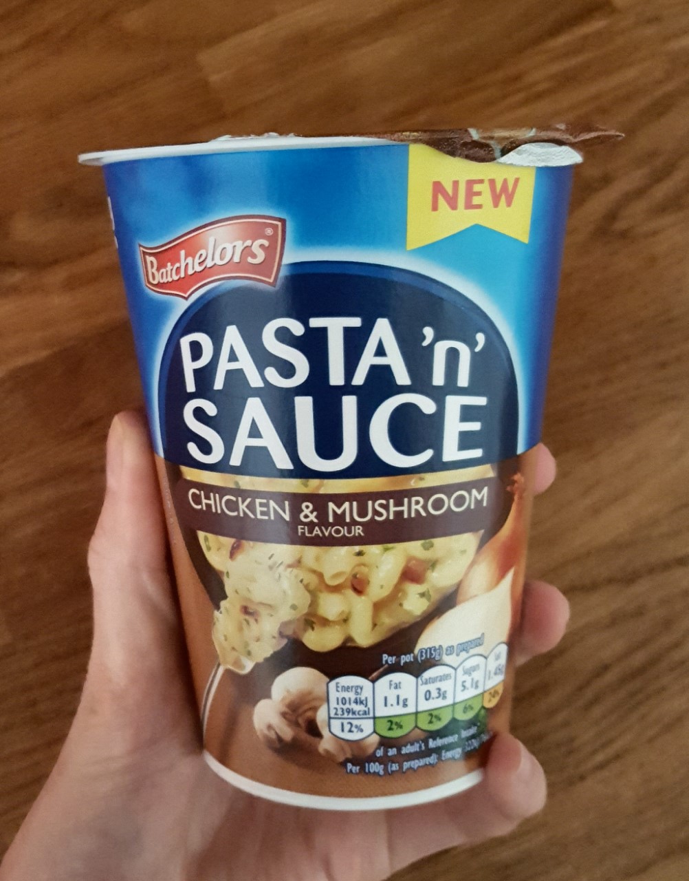Trust Me Treats New Pasta n Sauce Pot Chicken & Mushroom Flavour review