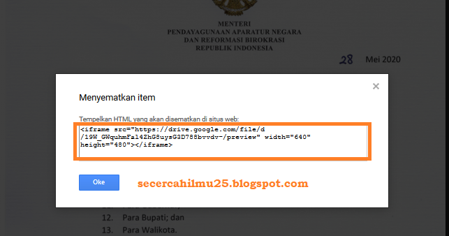 Menampilkan File PDF/Word/Excel/PPT di Website 2020