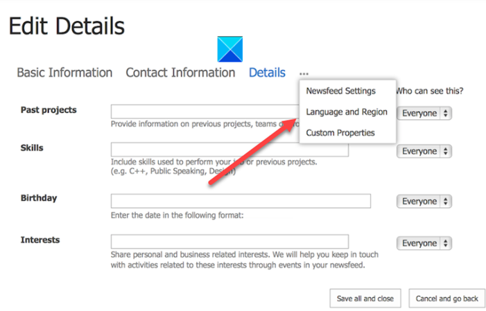 SharePoint 검색이 결과를 반환하지 않음