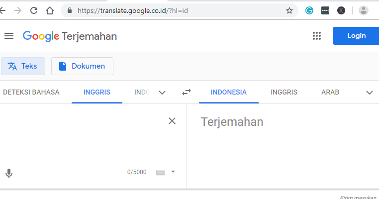 Inggris translate indonesia English to