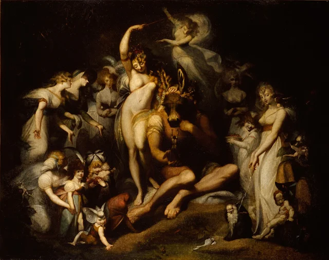 Titania and Bottom, c. 1790, Henry Fuseli (1741 - 1825). © Tate, London 2016