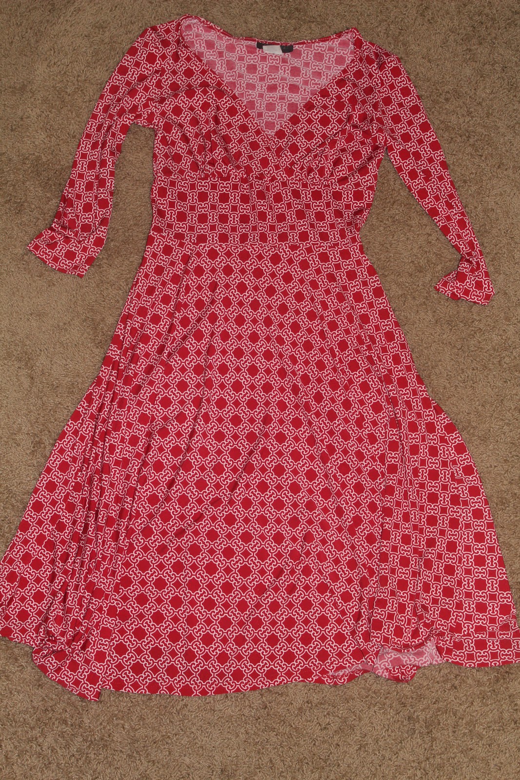 DIY skirt - made from a dress ~ The Happy Heart