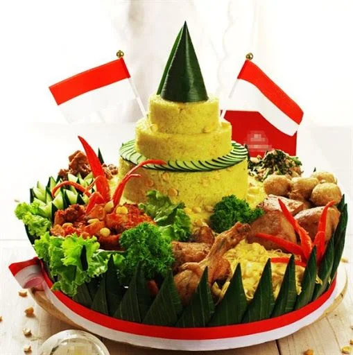 Gambar Tumpeng Tema 17 Agustus